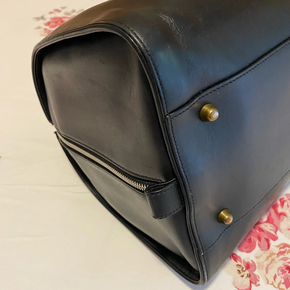 Chloe Black Leather Doctor Satchel with Gold-Tone Hardware - Picture 8 of 16